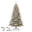 ZMF 6ft Pre-Lit Snow Flocked Christmas Tree | 11 Lighting Modes