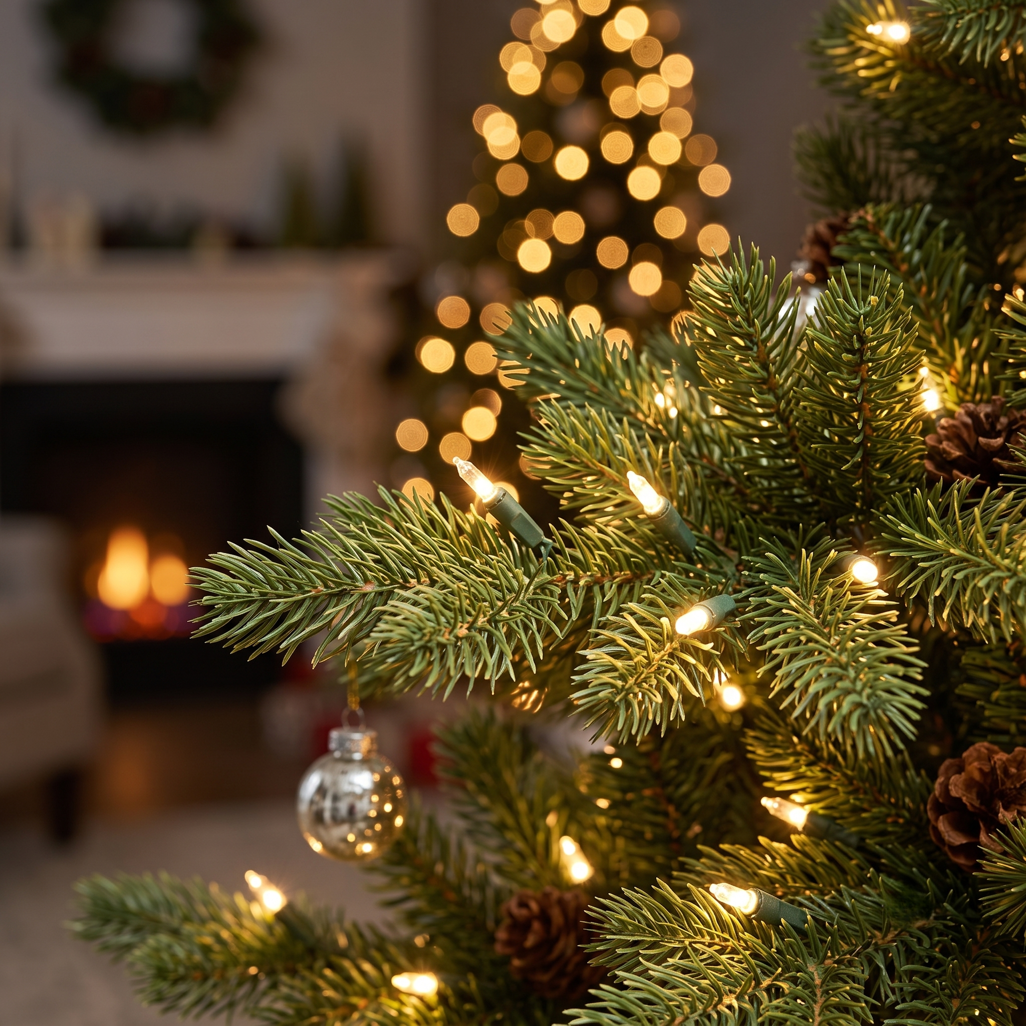 Pre-Lit Christmas Trees