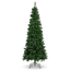 7ft Premium Slim Classic Green Unlit Artificial Christmas Tree (Pencil Style)