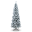 7.5ft Premium Slim Heavily Snow Flocked Unlit Artificial Christmas Tree (Pencil Style)