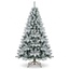6.5ft Premium Snow Flocked Unlit Artificial Christmas Tree (PVC)