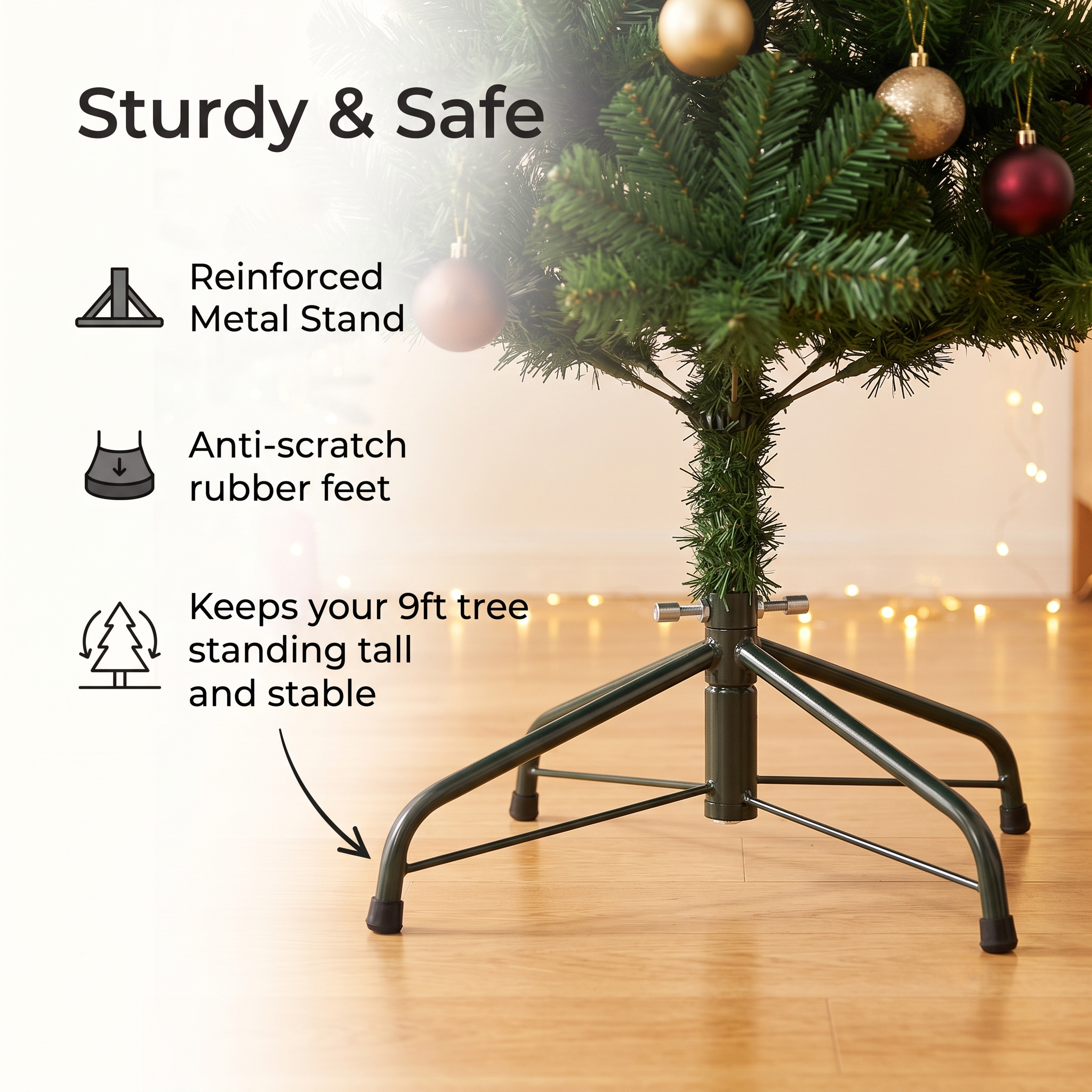 ZMF 9ft Unlit Classic Green Christmas Tree | 2028 Lush Tips