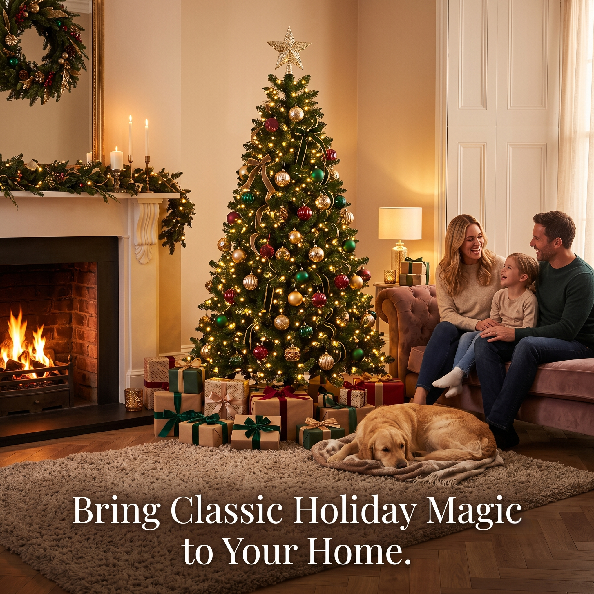 ZMF 6ft unlit artificial Christmas tree with 880 tips, featuring lush green branches for festive holiday decor.
